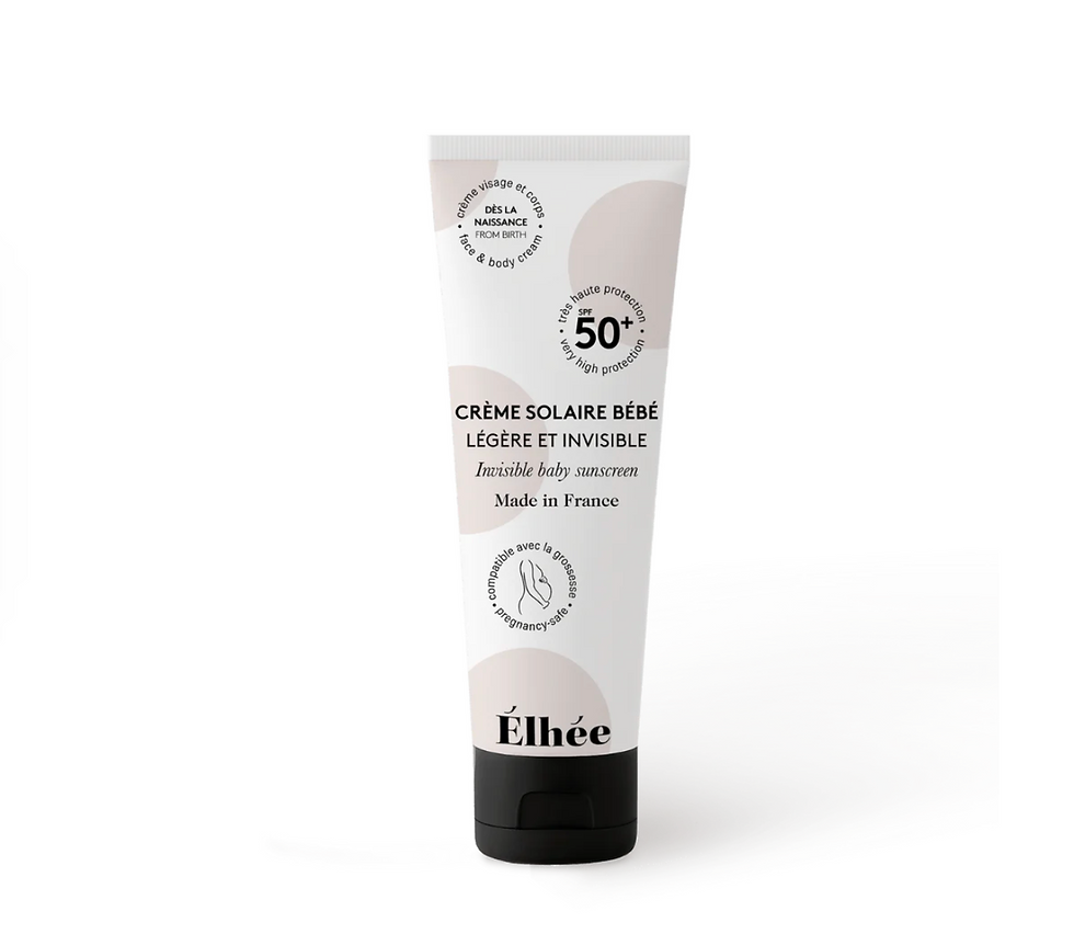 Crème solaire SPF 50+ | Bébé et femme enceinte - Elhée