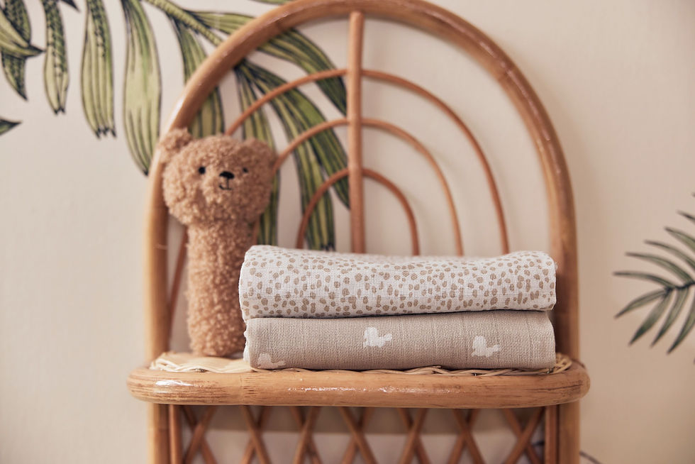 Miniature : Hochet Teddy 'biscuit' - Jollein