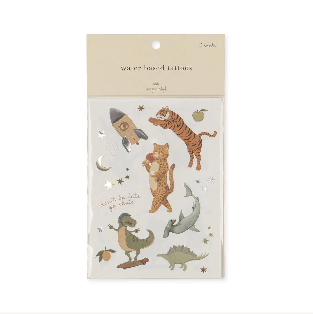 Tatouages à l'eau 'Foret magique' - Konges Slojd