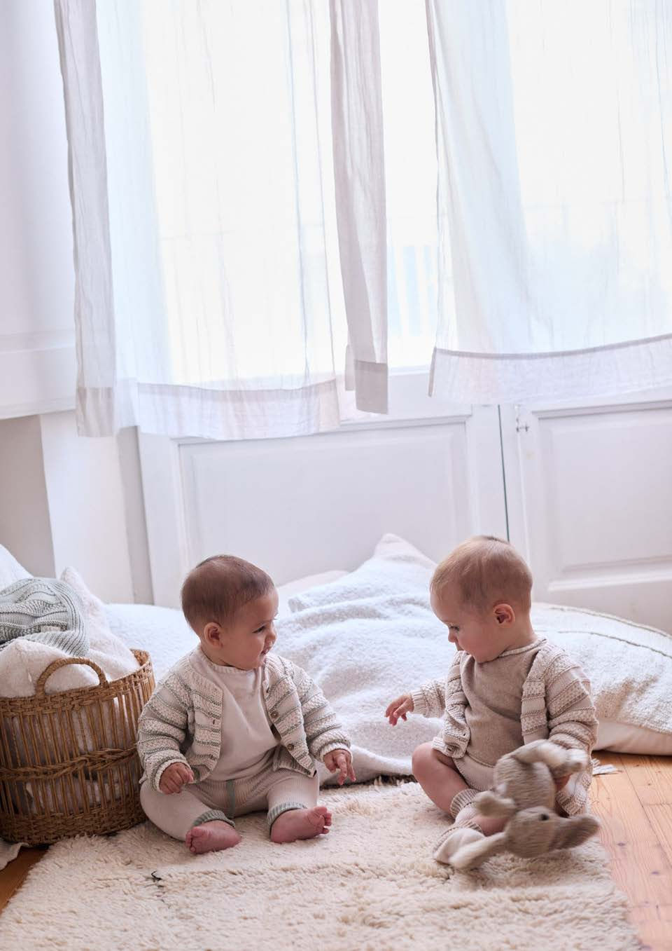 Miniature : Gilet/sweat tricot 100% coton 'Maverick' toasted - Li & Me