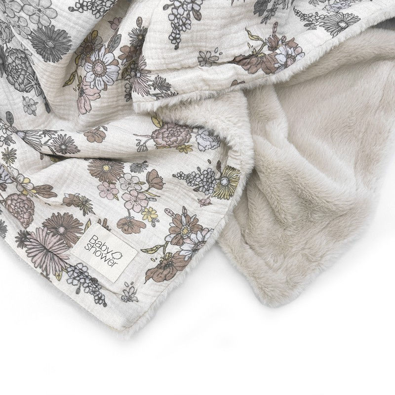Miniature : Couverture Polaire large 'Bardot' - Babyshower