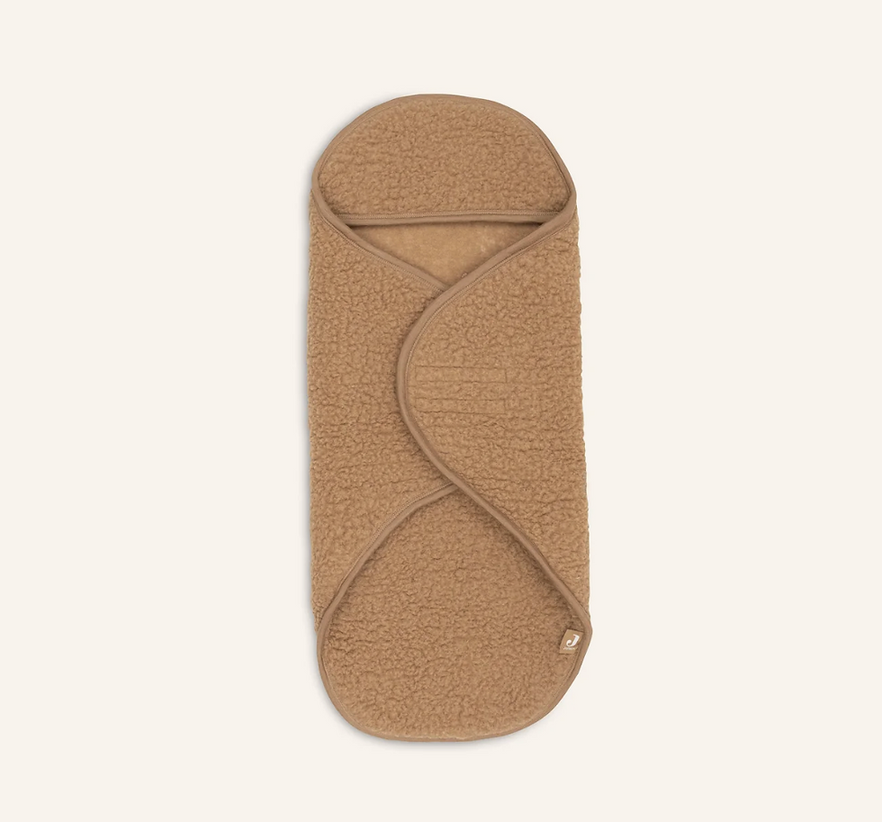 Miniature : Couverture enveloppante en laine de mérinos 'hazel' - Jollein