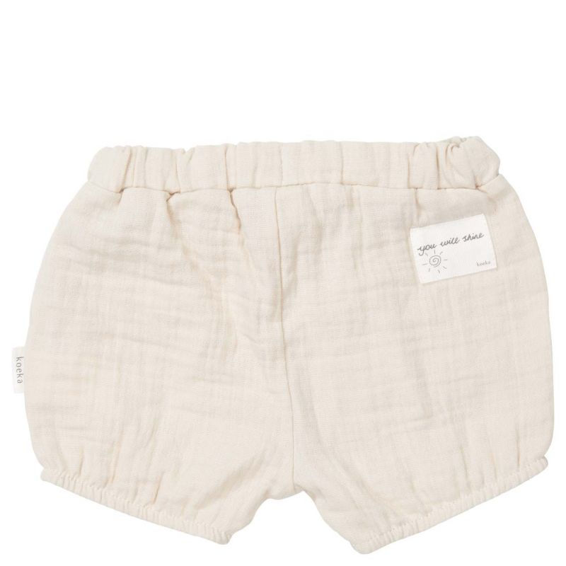 Miniature : Bloomer en gaze de coton 'warm white' - Koeka