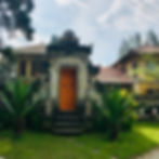 The Balinese stone gate