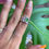 Thumbnail: Green Cornish Seaglass Spinner Ring