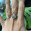 Thumbnail: Blue Cornish Seaglass Ring