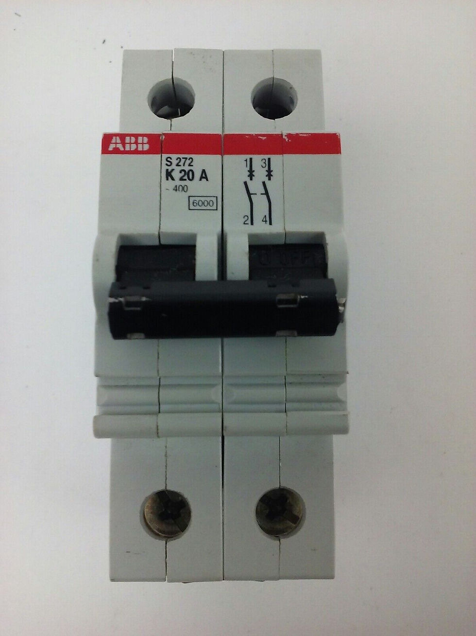 ABB, S272, K20A, S272K20A, CIRCUIT BREAKER, 2P, 277/480VAC,20A,10KA, NEW SURPLUS