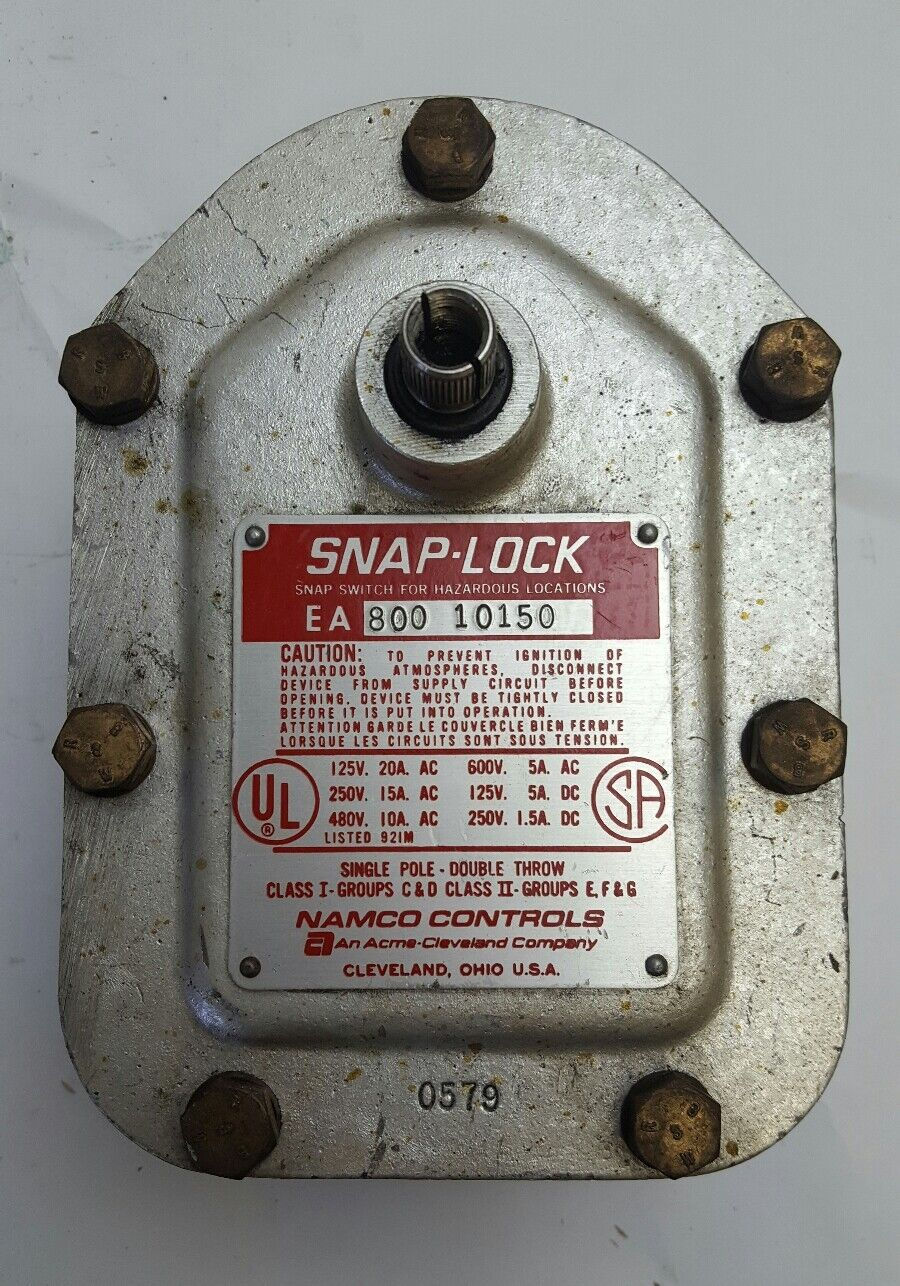 Thumbnail: SNAP-LOCK HAZARDOUS LOCATION SNAP SWITCH No. EA800-10150