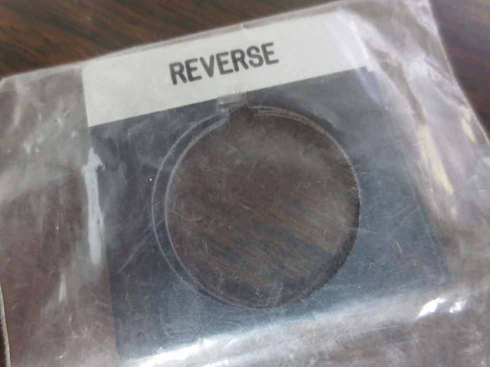 Thumbnail: ALLEN-BRADLEY MIXED LOT LEGEND PLATES - "FORWARD" "REVERSE" "ON" "START" MORE