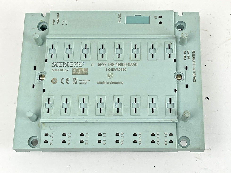 SIEMENS - 6ES7 148-4EB00-0AA0 - SIMATIC S7 PNEUMATIC INTERFACE FOR ET 200 PRO