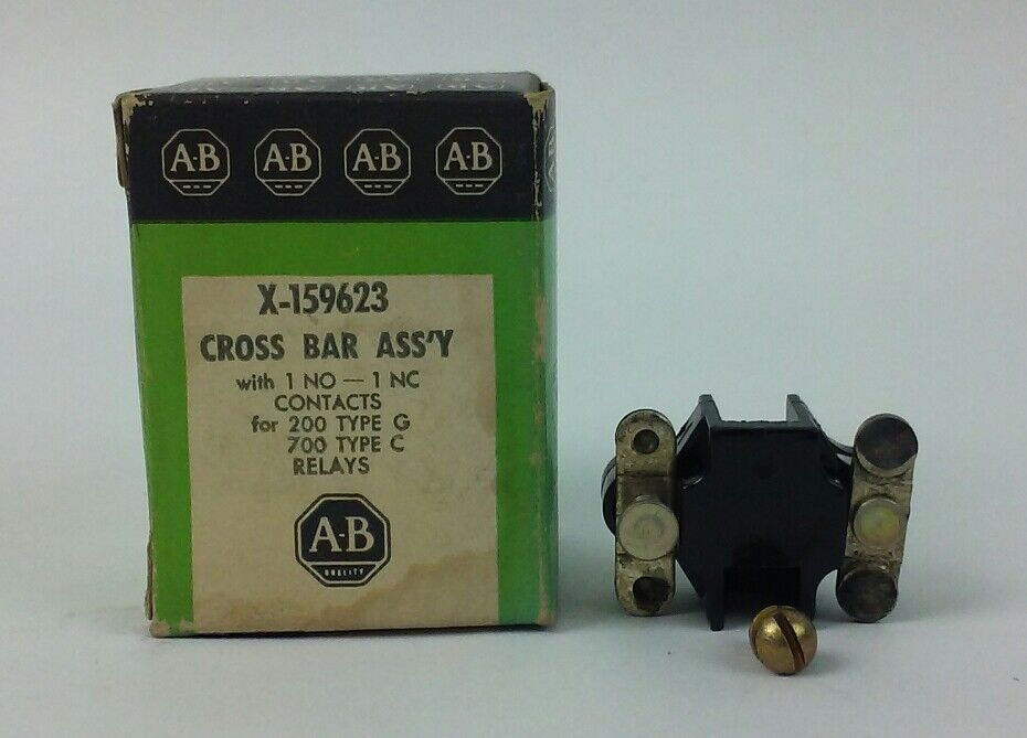 ALLEN BRADLEY X-159623 CROSS BAR ASSEMBLY FOR 200 TYPE G AND 700 TYPE C RELAYS
