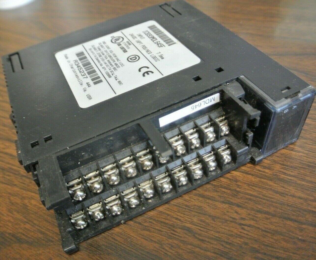 GE FANUC IC693MDL645F INPUT MODULE 24VDC 16PT POS/NEG LOGIC 7.5mA/Pt. - NO COVER