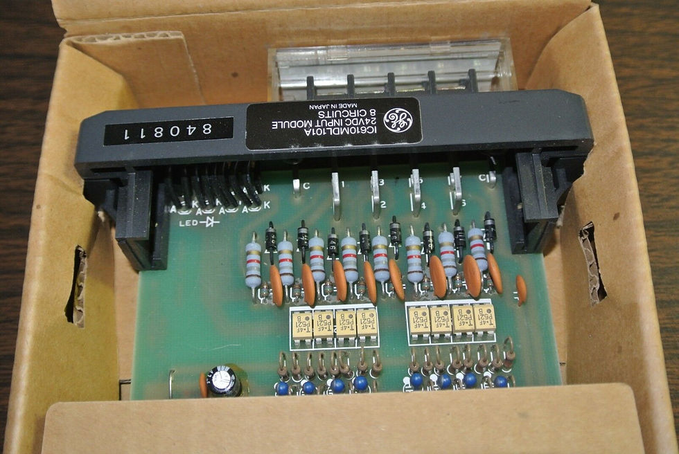 Thumbnail: GENERAL ELECTRIC IC610MDL101A PROGRAMMABLE CONTROLLER 24VDC INPUT MODULE