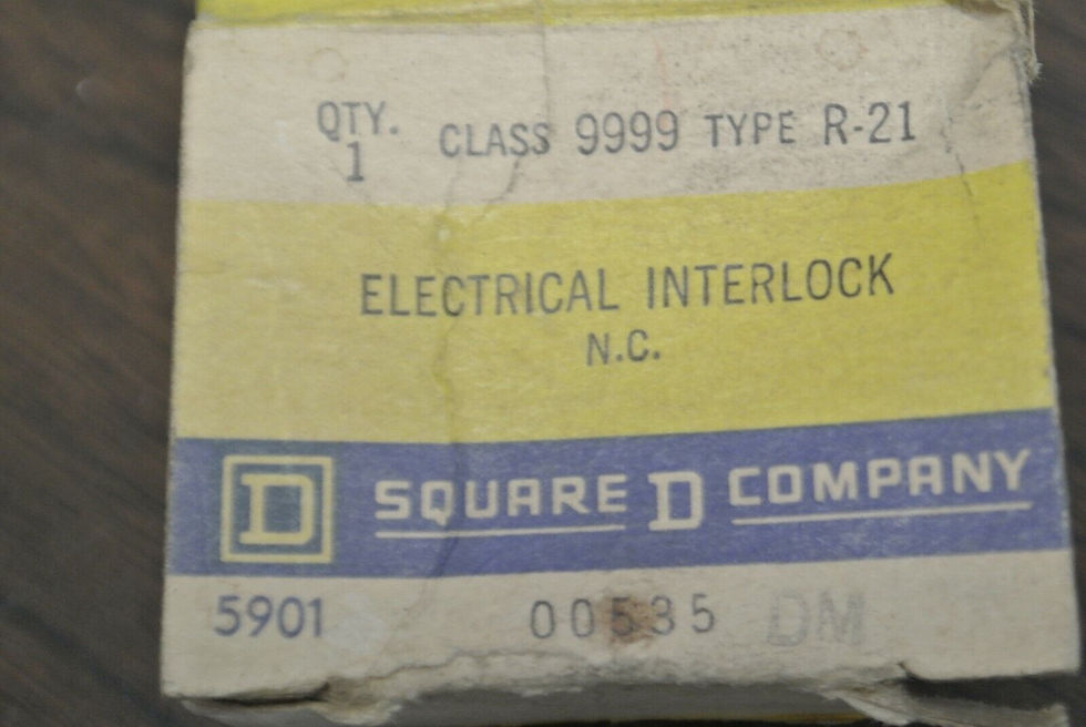 Thumbnail: SQUARE D / 9999 R-21 ELECTRICAL INTERLOCK / NEW SURPLUS