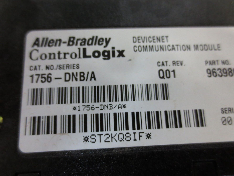 Thumbnail: ALLEN-BRADLEY 1756-DNB/A Ser. A CONTROLLOGIX DEVICENET COMMUNICATION MODULE