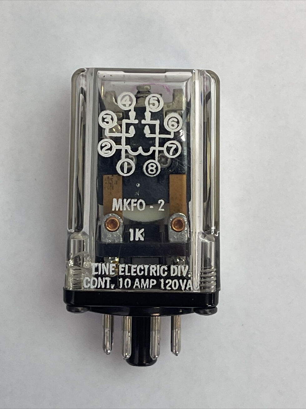 LINE ELECTRIC MKF02 1K RELAY 120VAC 10A