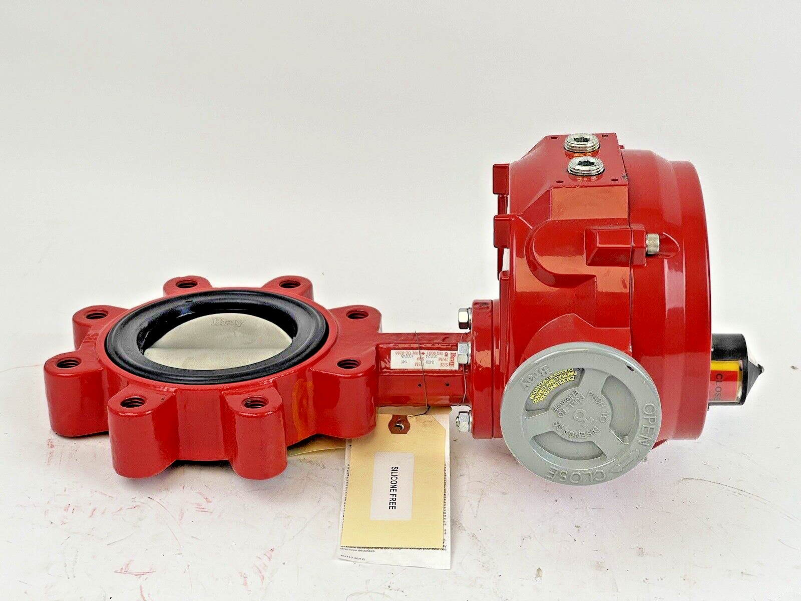 BRAY - 70-0061-113D0-536/A ACTUATOR/ 20-0400-92801 (561) - 4" BUTTERFLY VALVE