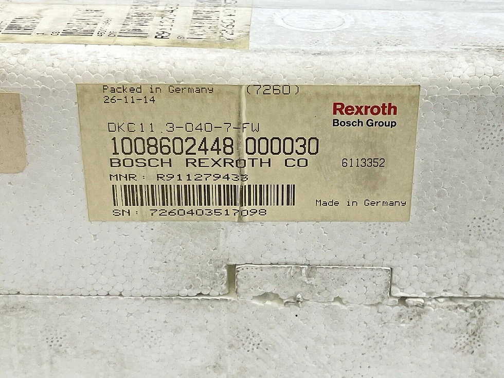 Thumbnail: REXROTH / BOSCH - R911279433 - SERVO DRIVE CONTROLLER - 40 A, 3 PHASE, 700 VDC