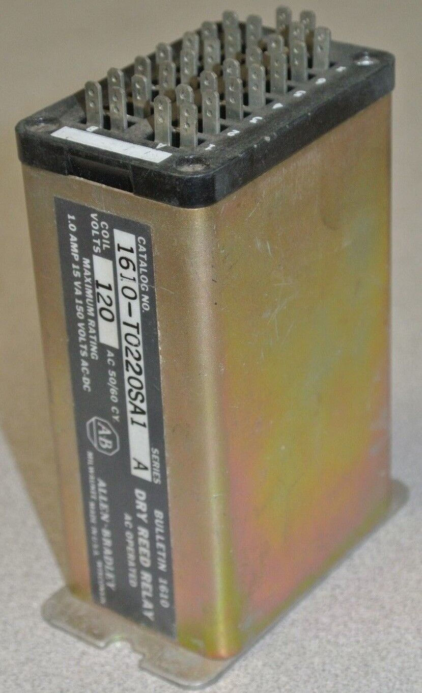 ALLEN-BRADLEY 1610-T0220SA1 DRY REED RELAY / AC OPERATED / 120V COIL NEW SURPLUS