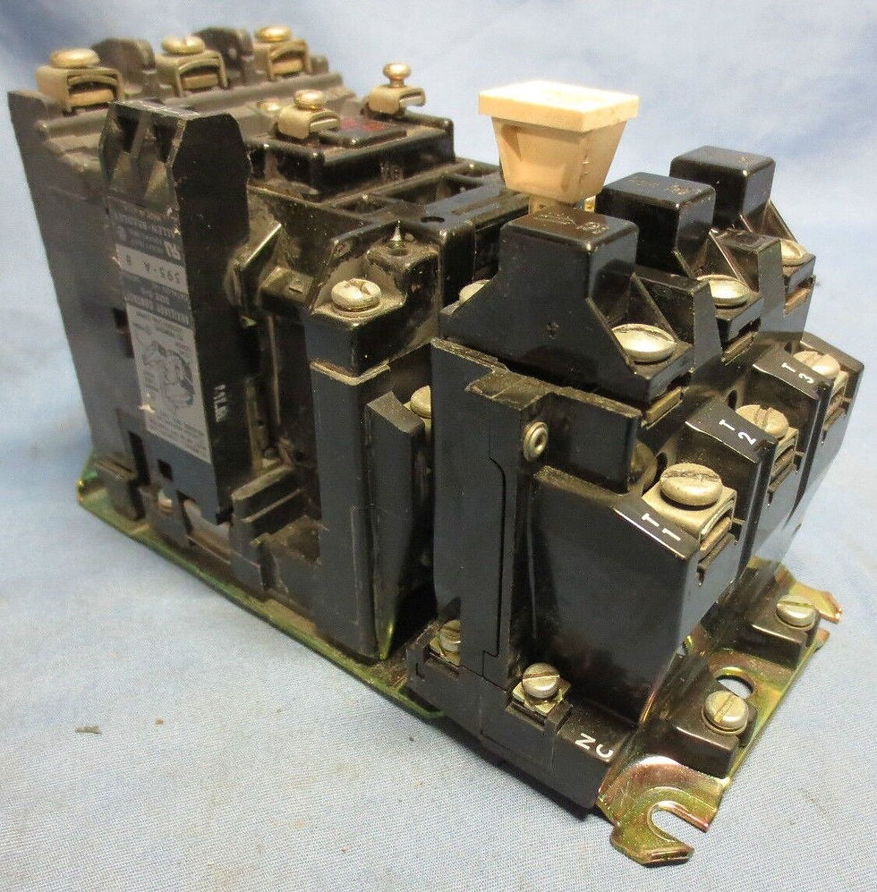 ALLEN-BRADLEY 505-AOD STARTER Ser C w/ W39 HEATERS, CB236 COIL, 595-A AUX CONT