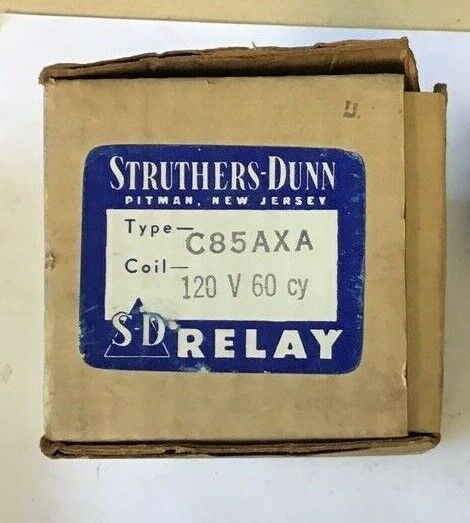 Thumbnail: STRUTHERS DUNN C85AXA 120V 60HZ 115VAC 20A RELAY