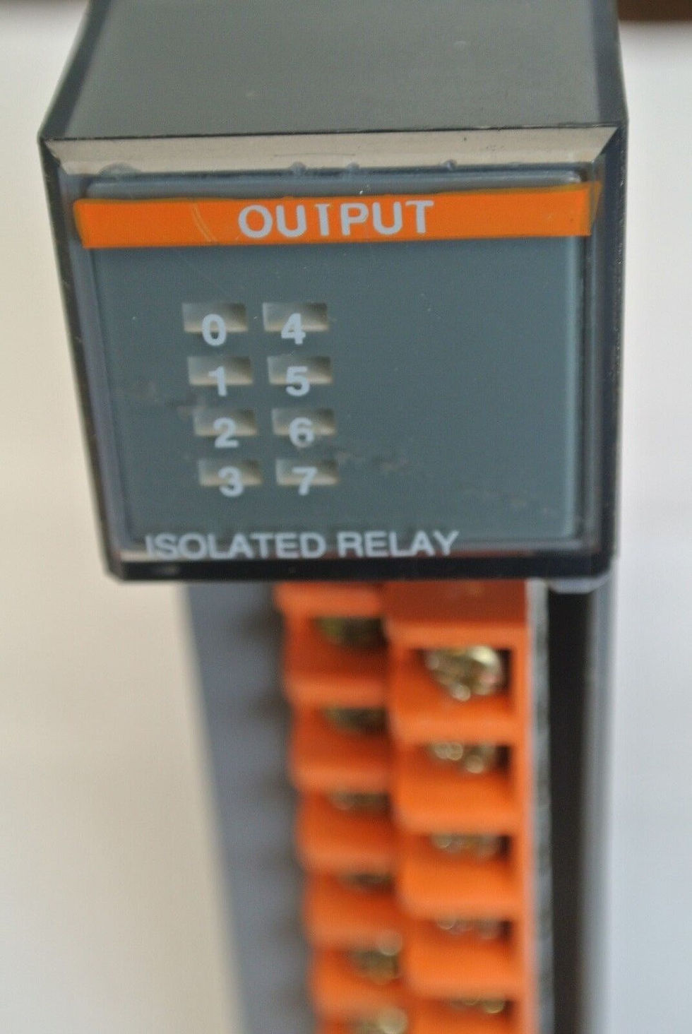Thumbnail: ALLEN-BRADLEY 1746-OX8 Ser. A- SLC500 OUTPUT MODULE  5-250VAC, 5-125VDC NO COVER