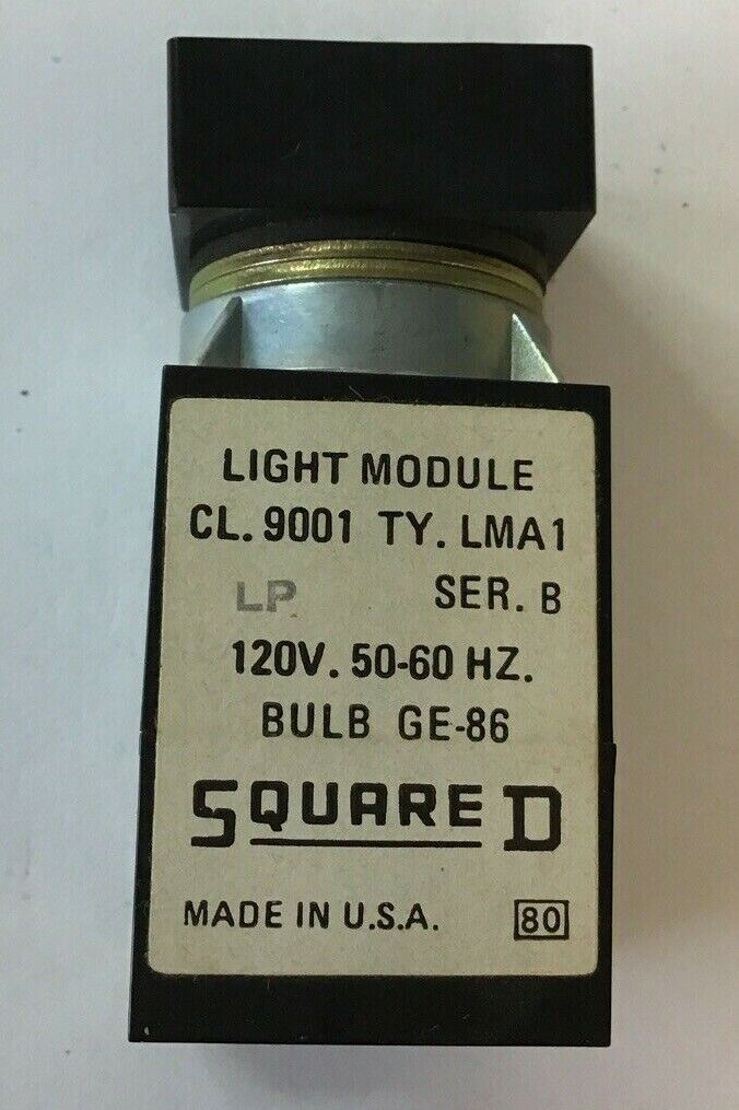 SQUARE D LMA1 SER.B 120V 50/60HZ  W/LA-21 SER.A W/ LA-1 LIGHT MODULE