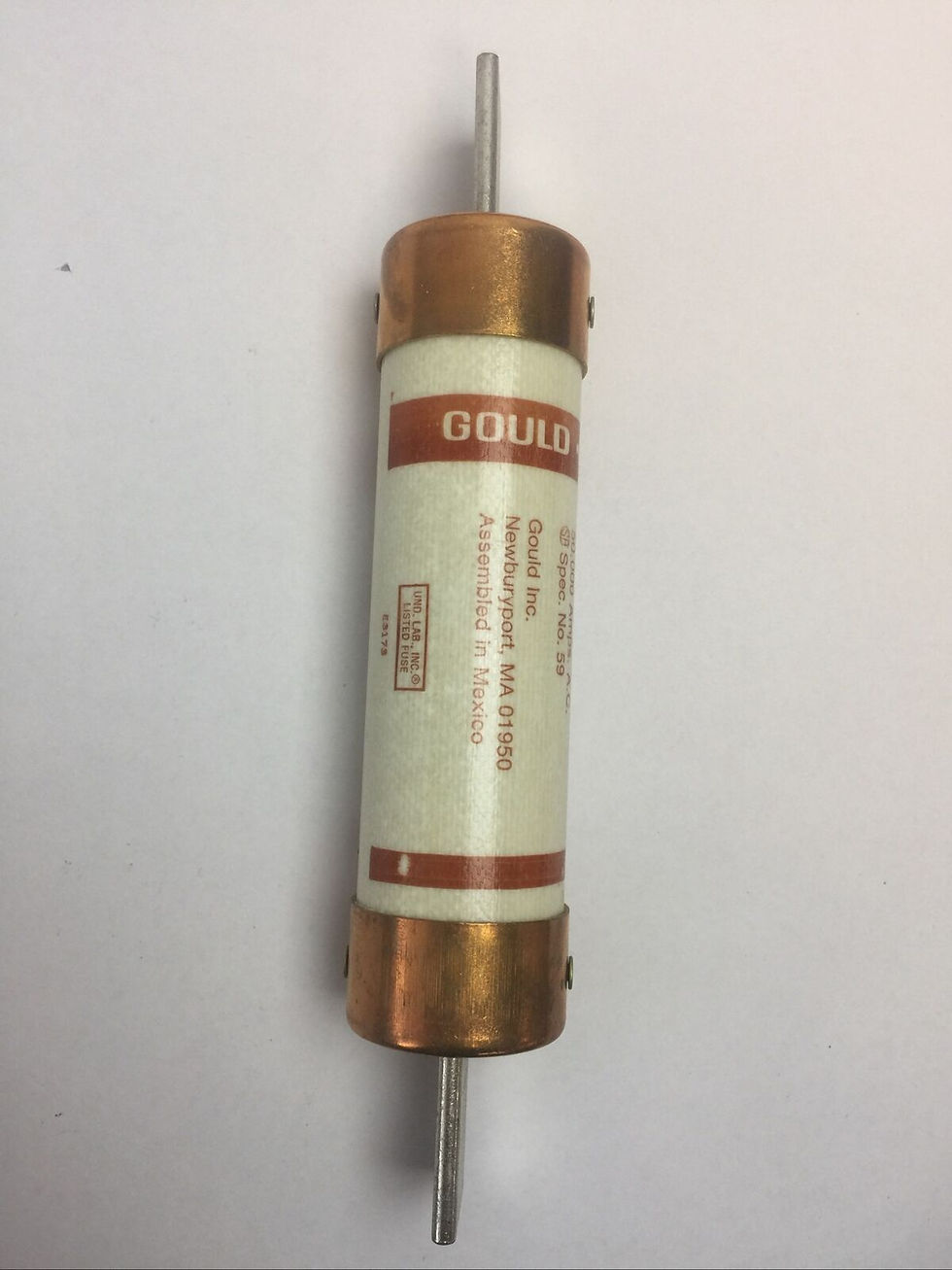 Thumbnail: GOULD SHAWMUT OTS125 ONE-TIME FUSE 125AMP 600VAC CLASS K5