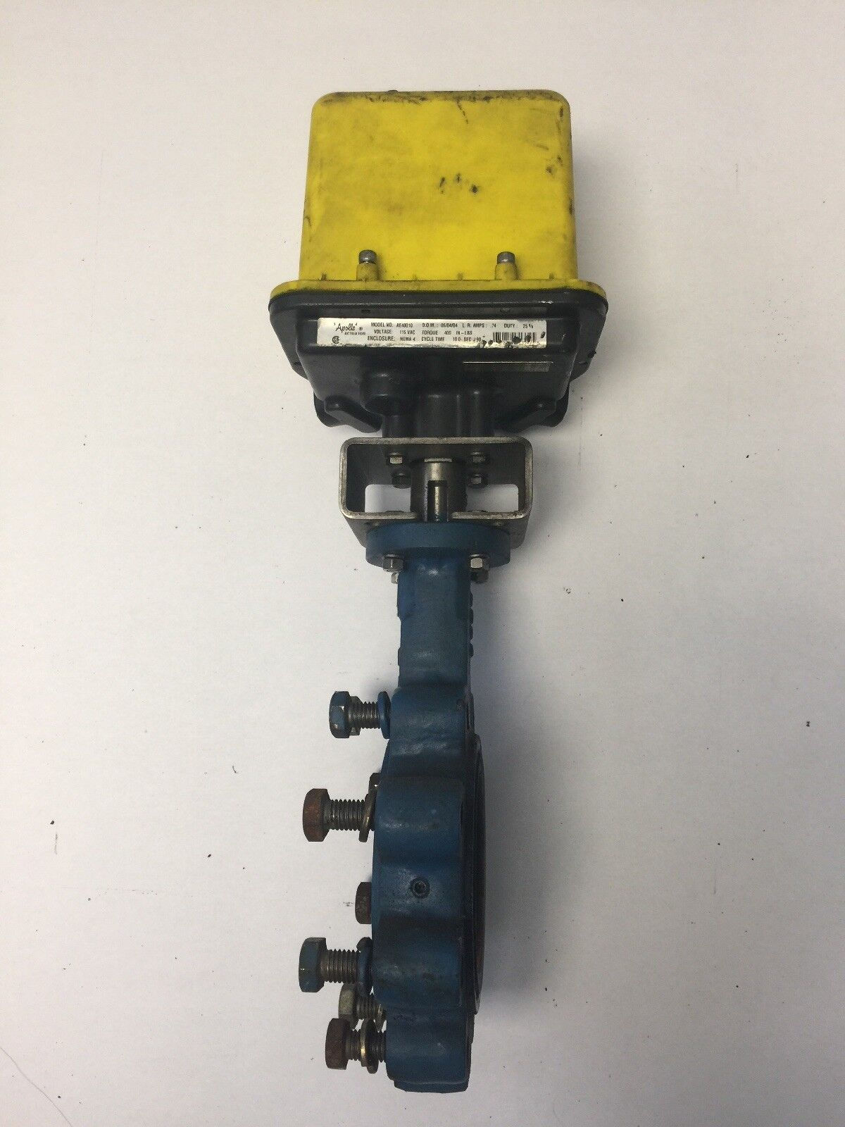 APOLLO AE40010 ACTUATOR 115VAC NEMA 4 TORQUE 400 IN-LBS W/ 143 04DDN1