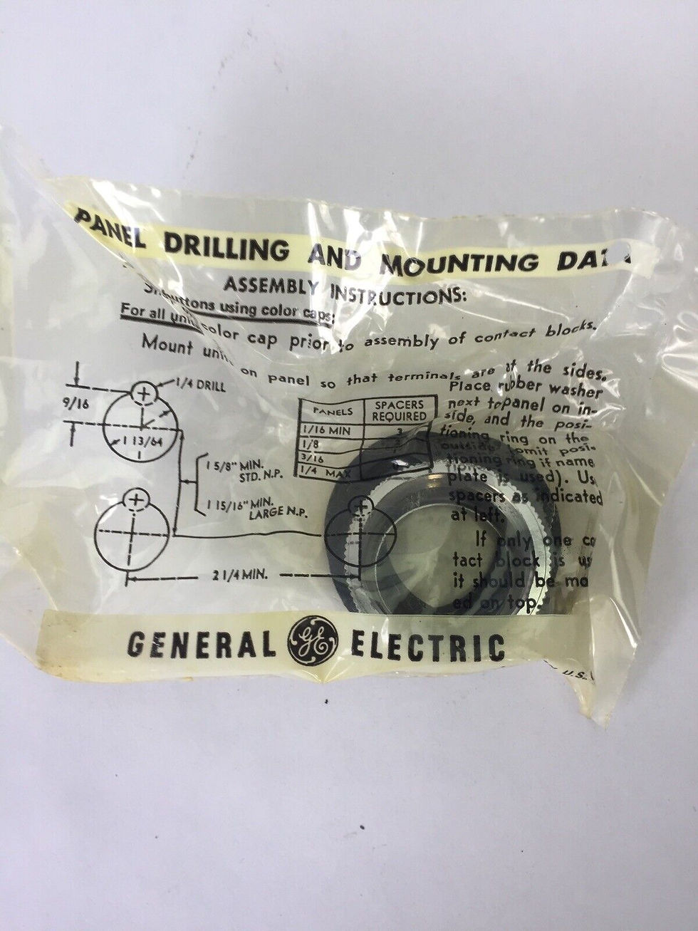 Thumbnail: GE CR2940UN202F CYL LOCK SELECTOR SWITCH