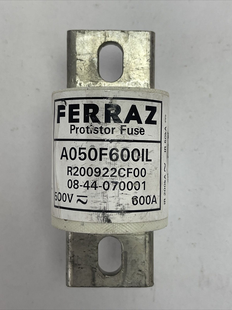 FERRAZ A050F600IL PROTISTOR FUSE 500VAC 600AMP