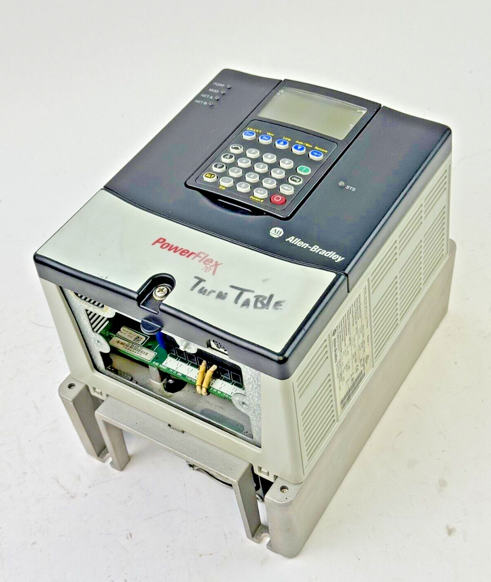 ALLEN-BRADLEY - 20AD8P0A0AYYNNNN SER. A - POWERFLEX 70 -480 VAC/3 PHASE-SEE COND