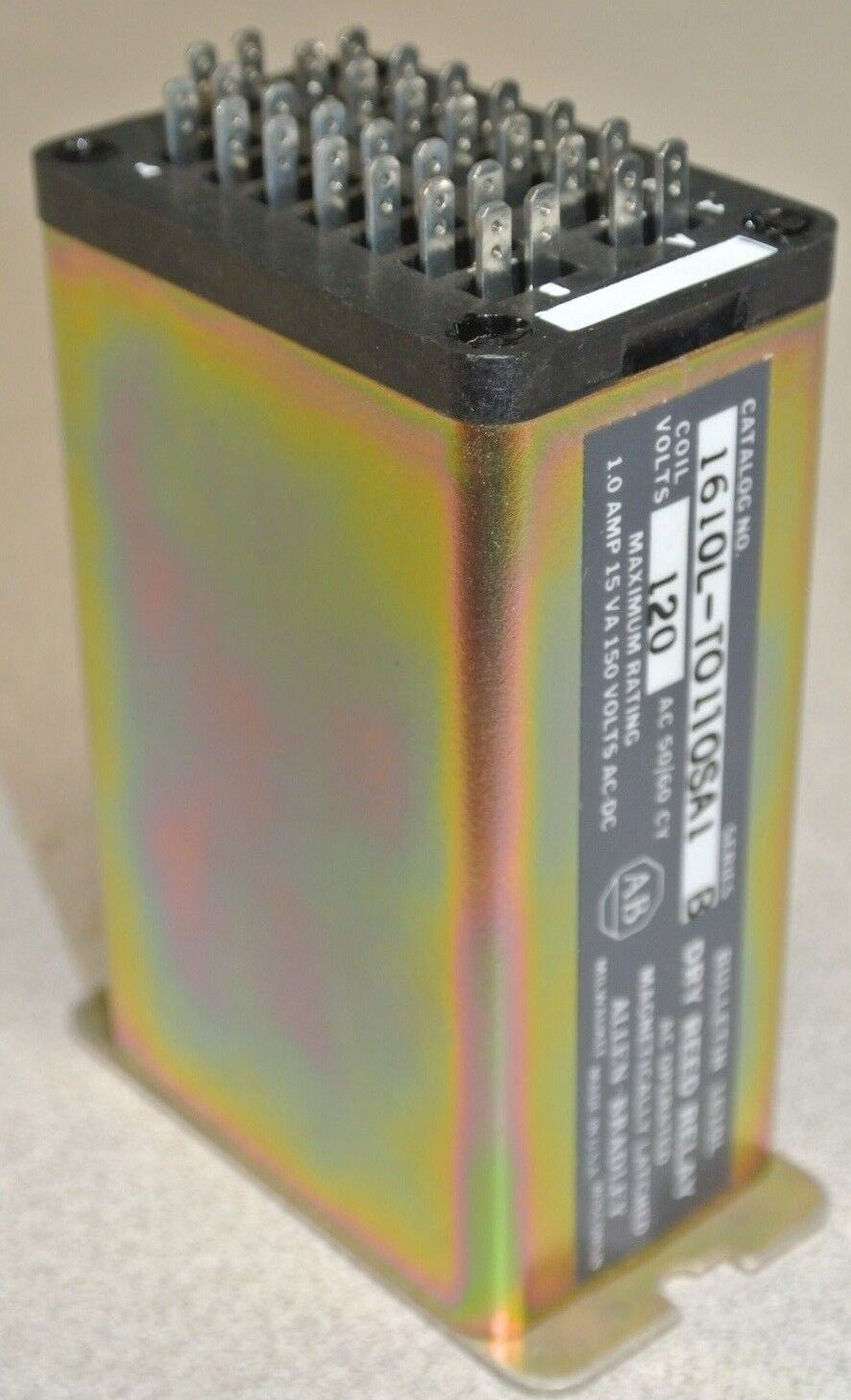 ALLEN-BRADLEY 1610L-T0110SA1 DRY REED RELAY / 120V / 1 NO, 1 NC - NEW SURPLUS