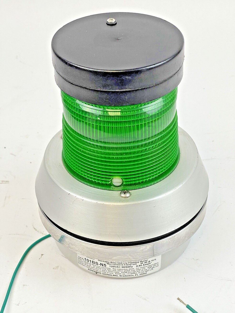 Thumbnail: EDWARDS SIGNALING - 101BS-N5 -STACKABLE BEACON W/ PULSATING HORN /101FINHG-N5 GR