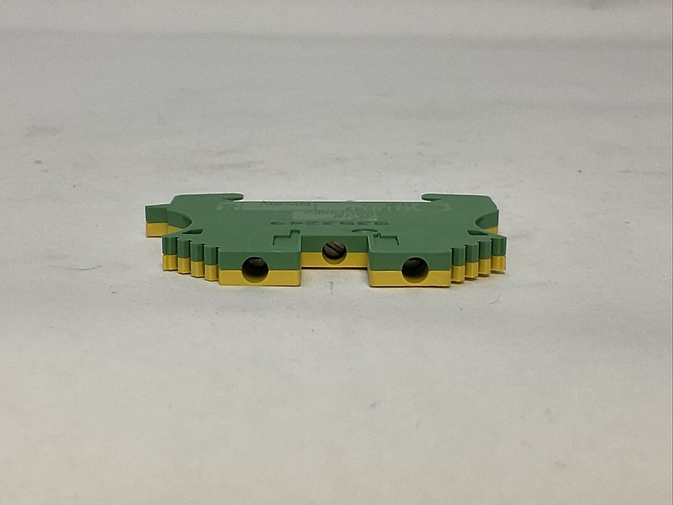 Thumbnail: ALLEN BRADLEY 1492-JG3 GROUND TERMINAL BLOCK (LOT OF 4)