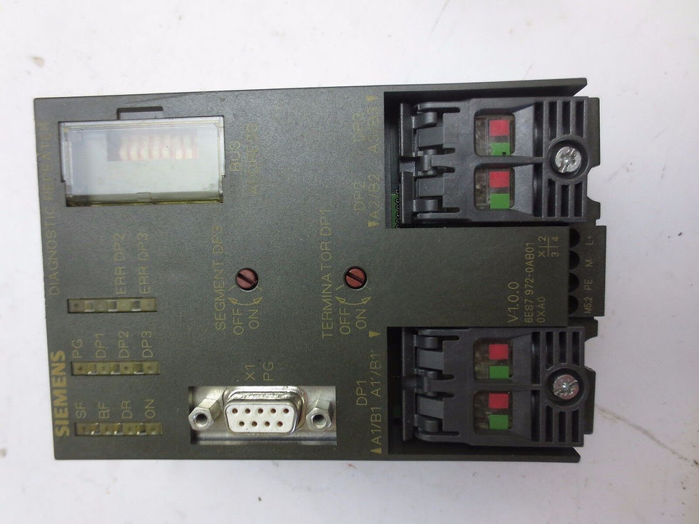 Thumbnail: SIEMENS 1P 6ES7 972-0AB01-0XA0 SIMATIC S7 DIAGNOSTIC REPEATER