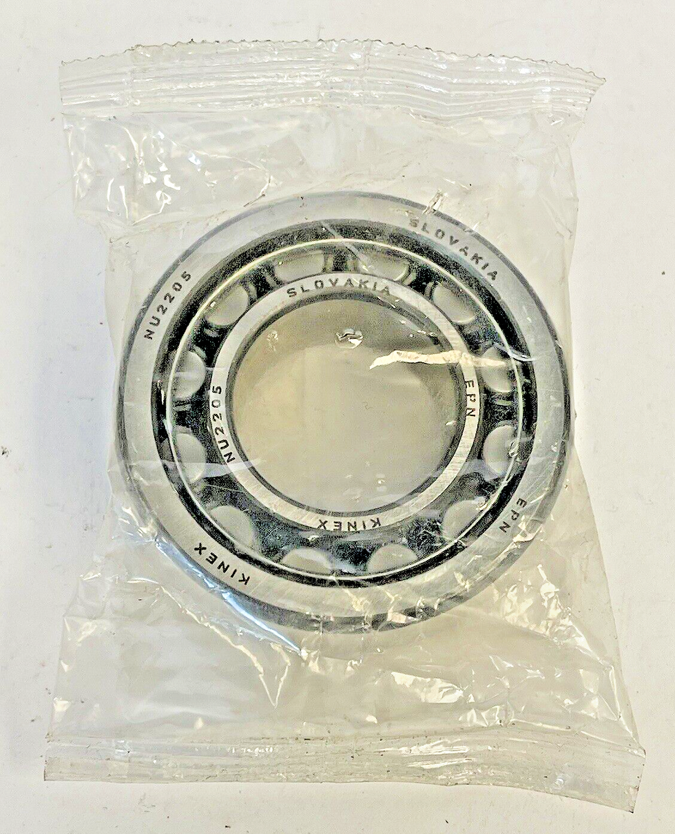 KINEX - NU2205 EPN- SINGLE ROW CYNDRICAL BALL BEARING - 25x52x18 mm