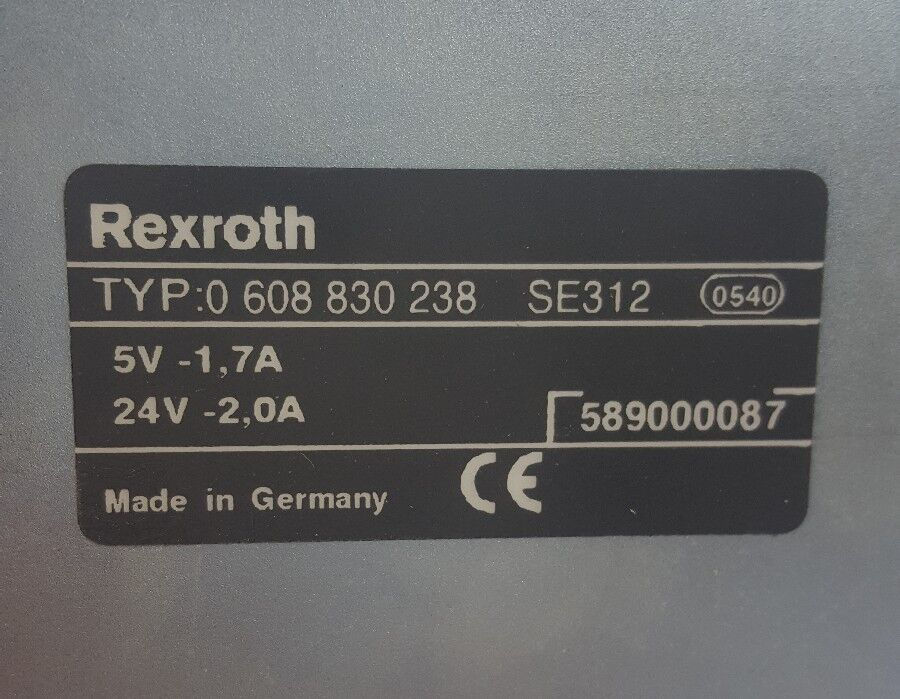 Thumbnail: REXROTH 0608830238 SE312 0-608-830-238 SE312