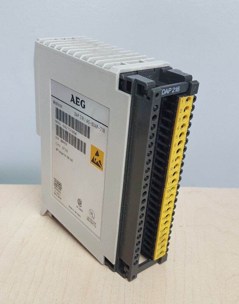 AEG Modicon AS-BDAP-218 DAP 218 Output Module 16X24-230VAC 16X24-115VAC
