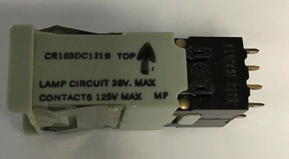 Thumbnail: GENERAL ELECTRIC CR103DC121B LAMP CIRCUIT 28V MAX CONTACTS 125V MAX