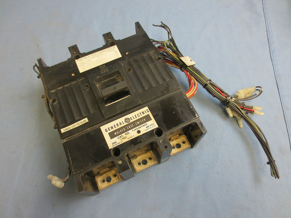 GENERAL ELECTRIC TJK636Y600 CIRCUIT BREAKER 600A, 600VAC 3-POLE - NO LUGS