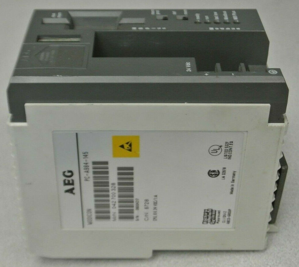 Thumbnail: AEG / MODICON PC-A984-145 / CPU / 8K / 24VDC / 1A