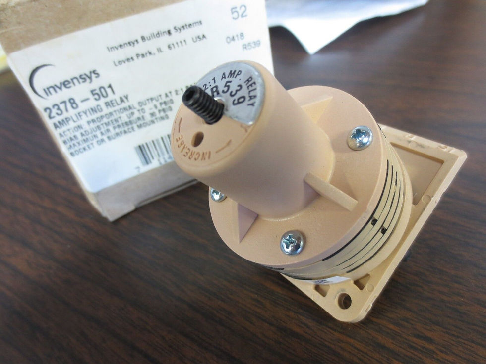 ROBERTSHAW / INVENSYS 2378-501 AMPLIFYING RELAY - PROPORTIONAL - NEW SURPLUS