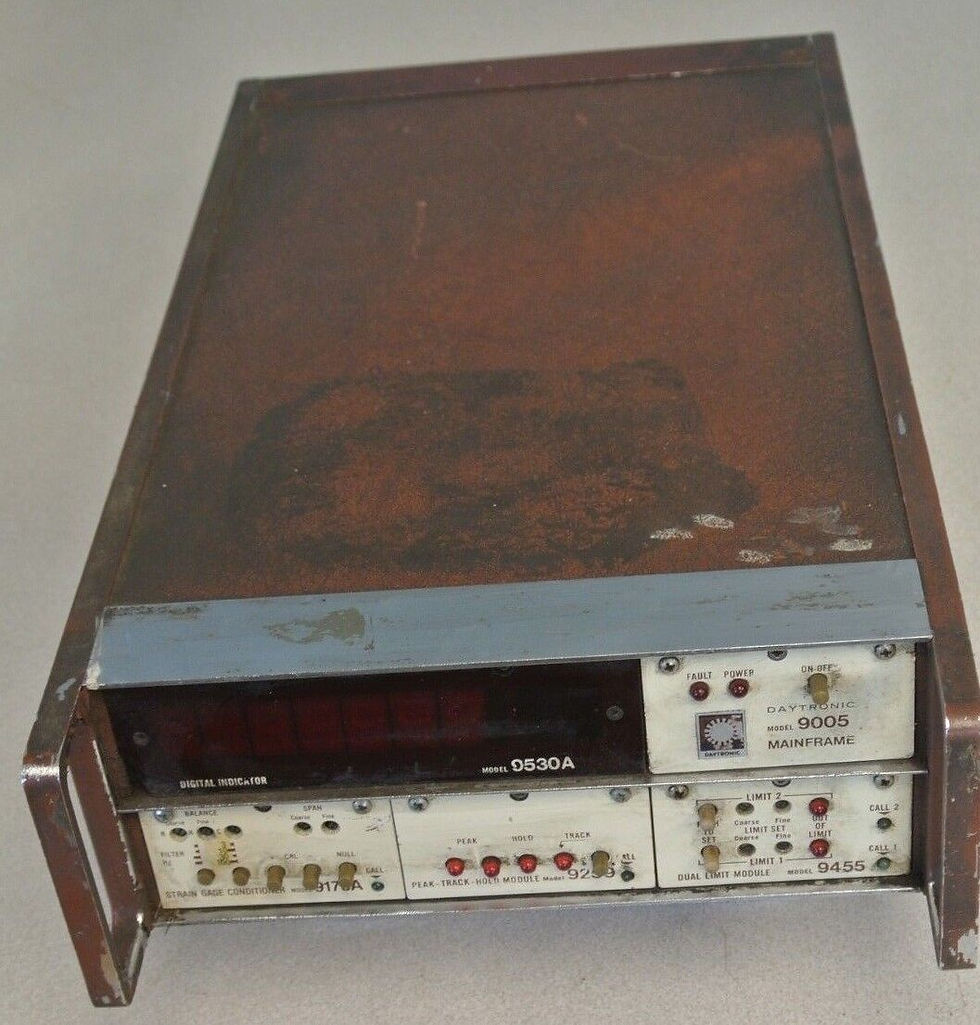 Thumbnail: DAYTRONIC 9530A DIGITAL INDICATOR / 9005 MAINFRAME + 9178A, 9259, 9455 MODULES