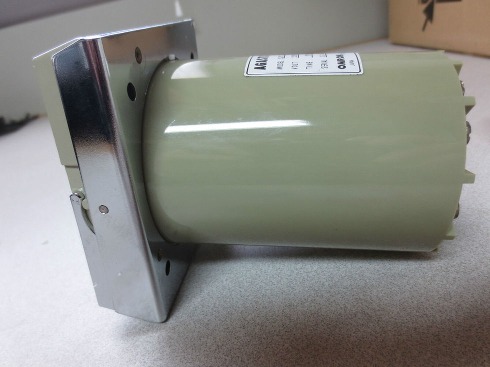 Thumbnail: AGASTAT / OMRON SYDAKP SYNCHRONOUS MOTOR TIMER 120VAC 0-12H CHMT - NEW SURPLUS