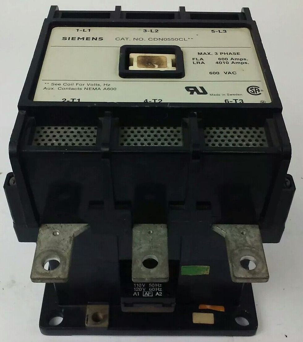 SIEMENS CDN0550CL, CONTACTOR, 600VAC, 3PH, FLA 600A, LRA 4010A, NEMA A600, NEW