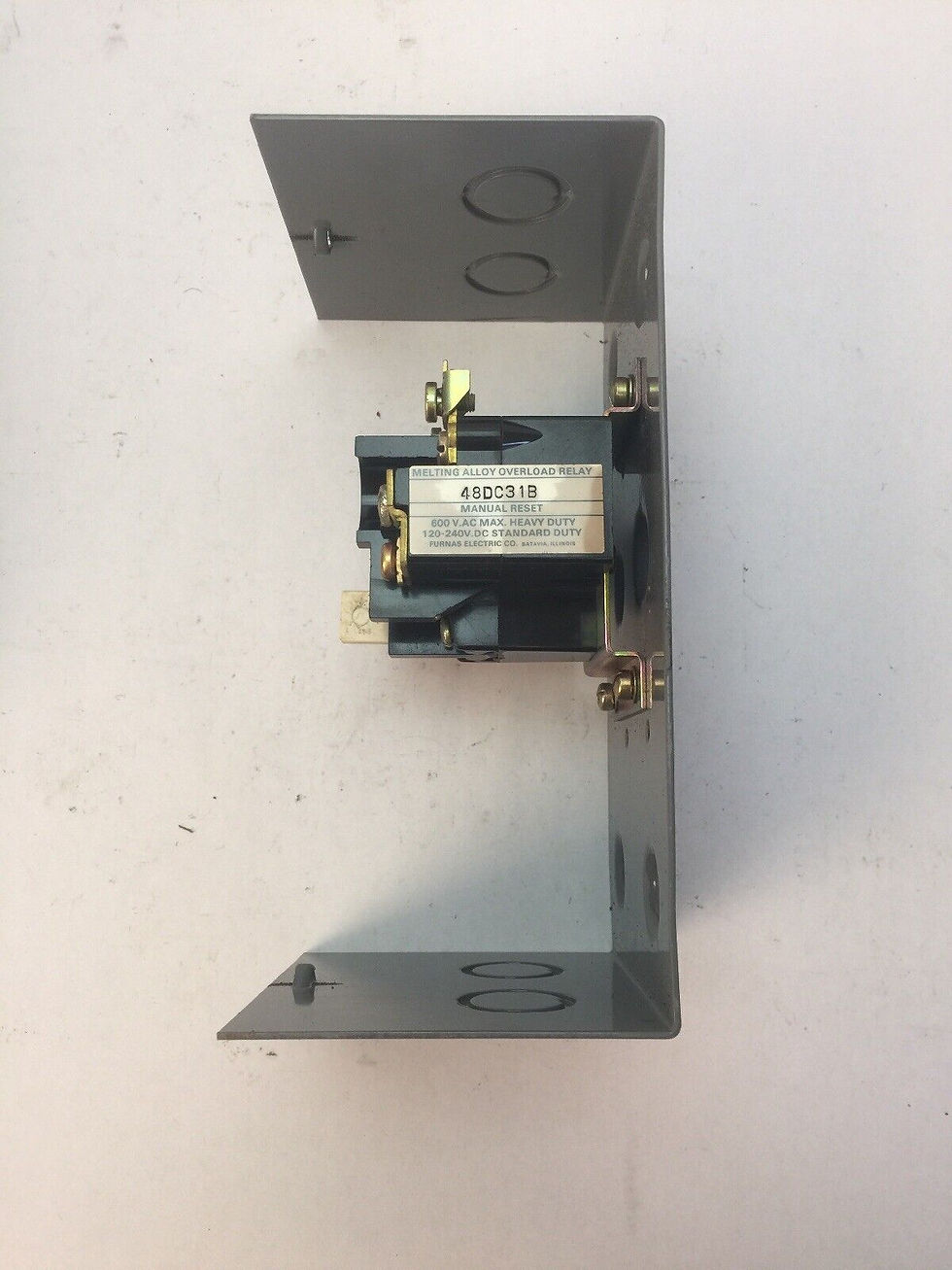Thumbnail: FURNAS 48DC31B THERMAL OVERLOAD RELAY IN ENCLOSURE 600VAC 120-240VDC
