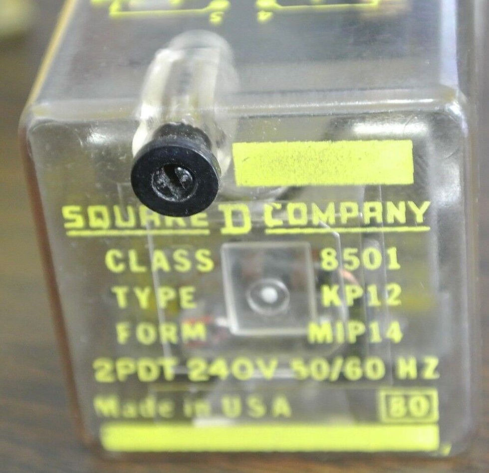 Thumbnail: SQUARE D 8501 KP12 GENERAL PURPOSE RELAY 2PDT, 240V, 50/60Hz - NEW SURPLUS