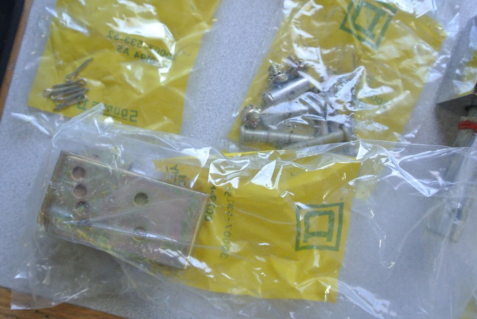 Thumbnail: SQUARE D 9423 M8 - 8" VAULT HANDLE DOOR CLOSING MECHANISM - NEW SURPLUS