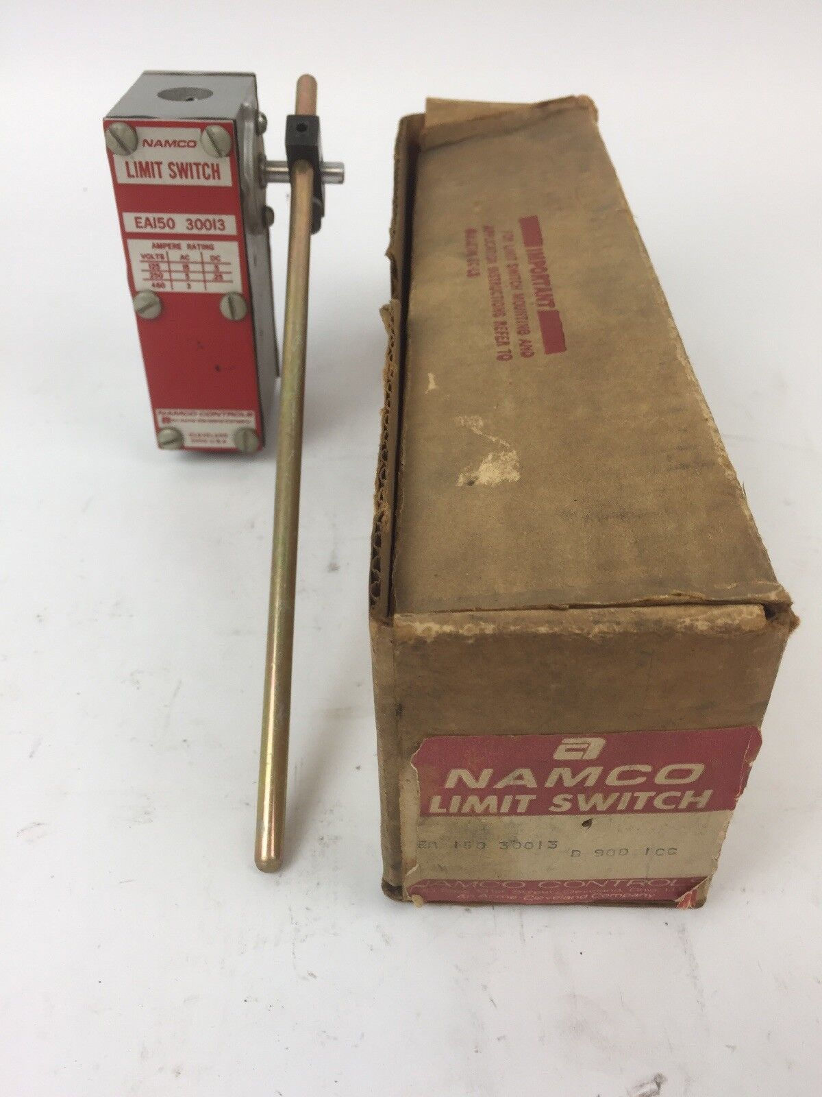 NAMCO EA150 30013 LIMIT SWITCH 460 VAC 250 VDC